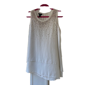Alfani Embellished sleeveless women’s top.             W3
